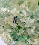 8.4cms ATACAMITE CALCITE DRUZY CHRYSOCOLLA MALACHITE LILY MINE PERU DB72