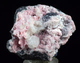 5cms RHODOCHROSITE PAGODA MANGANOAN CALCITE CRYSTALS JORDANITE GALENA PERU RB501