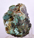 6.8cms DRUZY CHRYSOCOLLA QUARTZ PERU COPPER MINERAL SPECIMEN COLLECTOR DB59