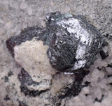 4.9cms PEARCEITE POLYBASITE SILVER PERU UCHUCCHACUA MINE MINERAL SPECIMEN HB148