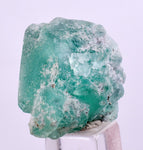 2.7cms EMERALD GREEN FLUORITE CRYSTAL PERU HUANZALA MINE SHINY NEW FIND KB14