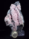 9cms RHODOCHROSITE ROSETTE PERU PINK CRYSTALS HUANZALA MINE MINERAL RB533