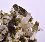 5cms PREMIUM EPIDOTE  QUARTZ CRYSTALS PERU AESTHETIC COLLECTOR CB139