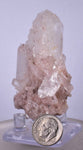 6.2cms PINK LITHIUM QUARTZ COLOMBIA SHINY NATURAL CRYSTAL MINERAL SPECIMEN QB55