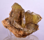 8.5cms GEMMY BARITE CRYSTALS PERU SHINY TRANSLUCENT MINERAL SPCIMEN EB70