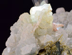 14cms PREHNITE EPIDOTE CLINOZOISITE LIMONITE SHINY NATURAL CRYSTAL MINERAL QB97