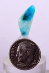 2ct GEM BLUE OPAL SCENIC CABOCHON PERU SEASCAPE PENDANT JEWELRY BB131