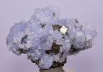 4.9cm  BLUE DOLOMITE SELLAITE CRYSTALS CHALCOPYRITE QUARTZ CALCITE PERU GB33