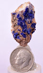 3.4cms GEM AZURITE CRYSTALS MEXICO ROYAL BLUE COLOR SHINY UB263