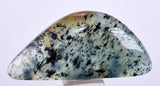 36ct GEM BLUE OPAL SCENIC DENDRITIC CABOCHON PERU SEASCAPE PENDANT JEWELRY BB194