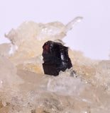 6.4cms HUBNERITE QUARTZ CRYSTALS MINERAL SPECIMEN COLLECTOR PERU MB69