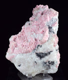 13cms RHODOCHROSITE ROSETTE PYRITE CRYSTALS PERU MINERAL SPECIMEN RB581