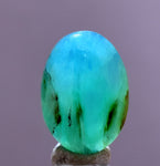 2.5ct GEM BLUE OPAL SCENIC CABOCHON PERU SEASCAPE PENDANT JEWELRY BB361