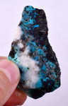 30grs GEM SILICA CHRYSOCOLLA SCENIC PERU CHALCEDONY COPPER MINERALS ROUGH SB190