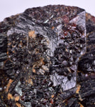 6.4cms  GEM GARNET STEPPED SPESSARTINE CRYSTALS PERU SHINY SHARP RARE GB49