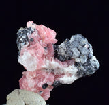 1.6cms RHODOCHROSITE FLUORITE PYRITE CRYSTAL RHOMBOHEDRAL SUPER MINIATURE RB308