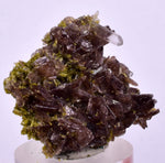 2.8cms PREMIUM EPIDOTE AXINITE QUARTZ CRYSTALS PERU AESTHETIC COLLECTOR CB138