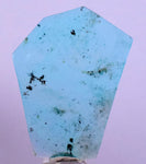 18.5ct GEM BLUE OPAL SCENIC CABOCHON PERU SEASCAPE PENDANT JEWELRY BB165