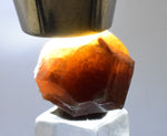 1.6cm GARNET GROSSULAR HESSONITE DODECAHEDRON CRYSTALS PERU MINERAL GB23