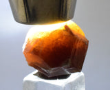 1.6cm GARNET GROSSULAR HESSONITE DODECAHEDRON CRYSTALS PERU MINERAL GB23