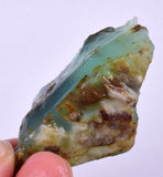 21.1 grams GEM BLUE OPAL PERU SLAB SCENIC SEASCAPE MINERAL SPECIMEN OB99