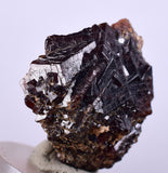 2.6cms  GEM GARNET STEPPED CRYSTALS PERU SHINY SHARP RARE MINERAL SPECIMEN GB12