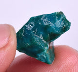 9.5carats GEM SILICA CHRYSOCOLLA CHALCEDONY PERU HIGH YIELD NEW FIND ROUGH SB162