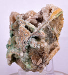 6.3cms DRUZY CHRYSOCOLLA QUARTZ PERU COPPER MINERAL SPECIMEN COLLECTOR DB86