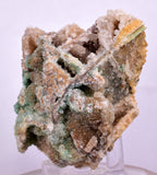 6.3cms DRUZY CHRYSOCOLLA QUARTZ PERU COPPER MINERAL SPECIMEN COLLECTOR DB86
