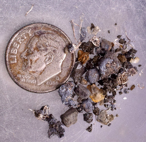 20grs NATIVE SILVER MINERAL & WIRES PERU UCHUCCHACUA MINE MINERAL SPECIMEN HB164