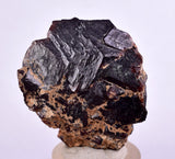 3.9cms  GEM GARNET STEPPED SPESSARTINE CRYSTALS PERU SHINY SHARP RARE GB53