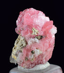 1.7cms RHODOCHROSITE PYRITE FLUORITE CHINA CRYSTAL RHOMBOHEDRAL MINIATURE RB637