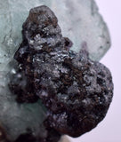 2.7cms GEOCRONITE GREEN FLUORITE CRYSTAL PERU MILPO ATACOCHA PERU SHINY KB36
