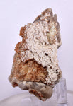 6.1 cms RED ORANGE ZEOLITE STILBITE LAUMONTITE CALCITE CRYSTALS PERU FB60