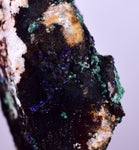 4.9cms AZURITE MALACHITE CRYSTALS MINERAL SPECIMEN AHOULI MINES MOROCCO UB221