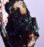 4.9cms AZURITE MALACHITE CRYSTALS MINERAL SPECIMEN AHOULI MINES MOROCCO UB221
