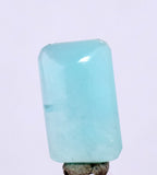 1ct GEM BLUE OPAL SCENIC CABOCHON PERU SEASCAPE PENDANT JEWELRY BB301