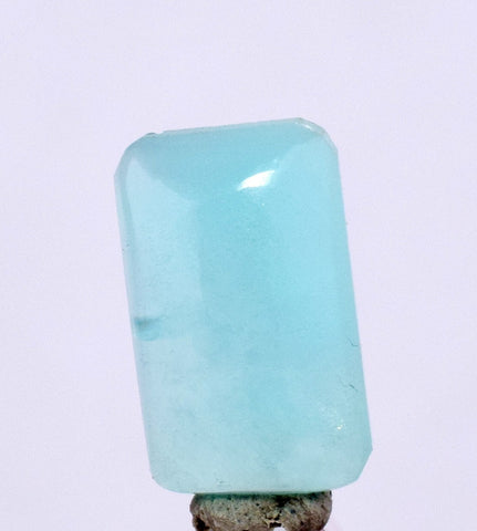 1ct GEM BLUE OPAL SCENIC CABOCHON PERU SEASCAPE PENDANT JEWELRY BB301