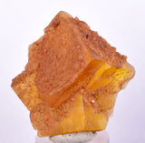 4.3cms GEM YELLOW FLUORITE SHINY CRYSTAL AHOULI MOROCCO MINERAL SPECIMEN KB46