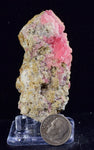 6.5cms GEM RHODOCHROSITE FLUORITE PYRITE CRYSTAL QUARTZ CHINA FLUORESCENT RB313
