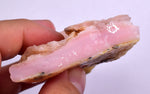 65 grams GEM PINK OPAL PERU ROUGH ANGEL SKIN TRANSLUCENT CORAL COLOR PB68