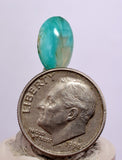 3ct GEM BLUE OPAL SCENIC CABOCHON PERU SEASCAPE PENDANT JEWELRY BB364