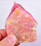 385carats GEM DEEP RED PINK OPAL PERU ROUGH COLOR TRANSLUCENT MINERAL PB93