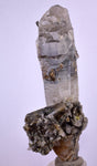 9.1cms GEM QUARTZ NATURAL CHLORITE INCLUDED PHANTOM CRYSTAL PERU  QB77