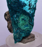 4cm GEM BLUE MALACHITE CHRYSOCOLLA PERU ROSETTE BOTRYOIDAL CRYSTAL GRAPE  UB188