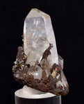 4.6cms HEMATOID QUARTZ TERMINATED GOETHITE MINERAL SPECIMEN PERU QB116