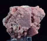 5.8cms RHODOCHROSITE ROSETTE PYRITE QUARTZ PERU PINK CRYSTALS MINERAL RB385
