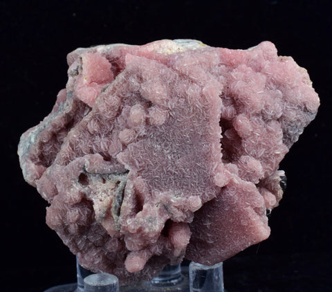 5.8cms RHODOCHROSITE ROSETTE PYRITE QUARTZ PERU PINK CRYSTALS MINERAL RB385