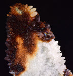 26cms STALACTITE QUARTZ IRIDESCENT GOETHITE LIMONITE PERU MINERAL SPECIMEN QB71