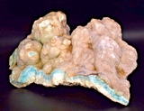 29cms SKY BLUE STRONTIANITE BOTRYOIDAL CRYSTALS PERU IT LOOKS LIKE LARIMAR CB178